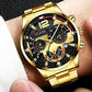 Men's Watch Business Stainless Steel Analog Quartz FREE SHIPPING