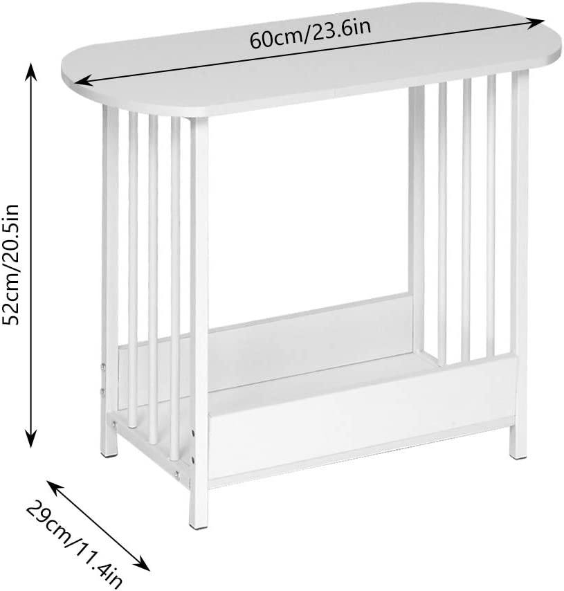 Small End Table Oval Side Table for Small Spaces FREE SHIPPING