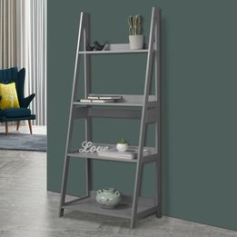 4 Tier Wooden Ladder Storage Rack Display Stand FREE SHIPPING