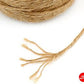 H&S Jute Twine String 600 Feet 6Ply 3Mm Thick Strong Natural Jute Rope Roll