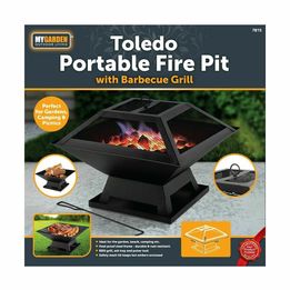 OUTDOOR FIRE PIT GARDEN FIRE PIT CAMPING PATIO HEATER LARGE LOG BURNER BBQ