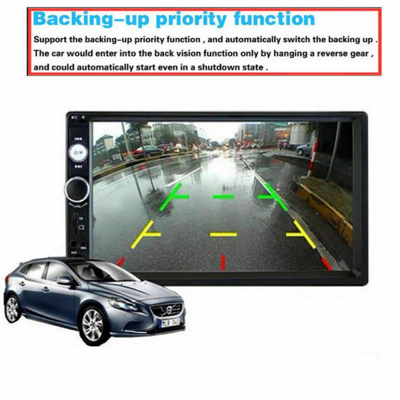 Bluetooth Car Radio Stereo 7 Inch Double 2DIN FM USB/MP5 Player Touch Screen TF