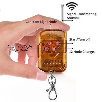 4x 4 LED Amber Recovery Strobe Flashing Grille Lightbar Lamp Truck Beacon Light
