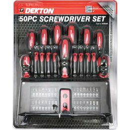 50 Pcs Dekton Screwdriver Set Home DIY Tool Kit Repair Precision Hand Tools