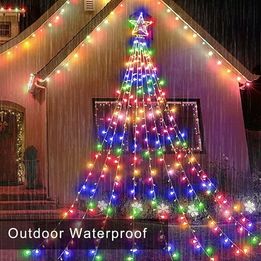 300 LED Curtain Fairy Light String Indoor/Outdoor Backdrop Wedding Xmas Party UK