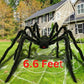 200CM(6.6FT) Hairy Giant Spider Halloween Prop Indoor/Outdoor Decor