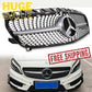 A250 STYLE SILVER FRONT BADGE GRILL GRILLE FOR MERCEDES BENZ A CLASS W176 12-15
