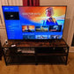 NEW TV Stand TV Table for TV up 60" with Shelves, Steel Frame, Rustic
