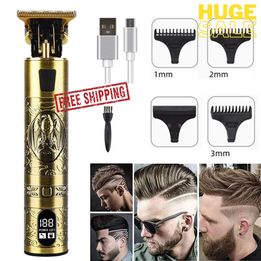 Professional Mens Hair Clippers Shaver Trimmers Machine Cordless Beard Electric