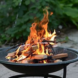 22inch Large Iron Round Bowl Fire Pit - Outdoor Firepit for Garden and Patio NEW