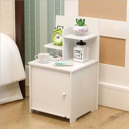 White Bedside Table Cabinets Nightstand Bedroom Furniture Drawer Shelves Storage