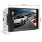 Bluetooth Car Radio Stereo 7 Inch Double 2DIN FM USB/MP5 Player Touch Screen TF