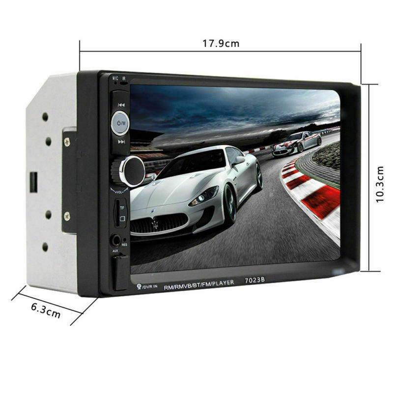 Bluetooth Car Radio Stereo 7 Inch Double 2DIN FM USB/MP5 Player Touch Screen TF