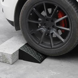 2X Heavy Duty Plastic Curb Door Ramp Scooter Wheelchair Disabled Access