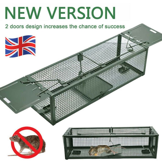 Heavy Duty Rat Squirrel Trap Metal Live Pest Catchers