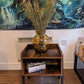 NEW Side Table Industrial Nightstand Stackable End Table with Open Front Storage