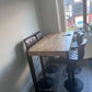 NEW! Set of 2 Bar Stools with Chrome Footrest and Base Swivel Gas Lift FREE SHIPPING