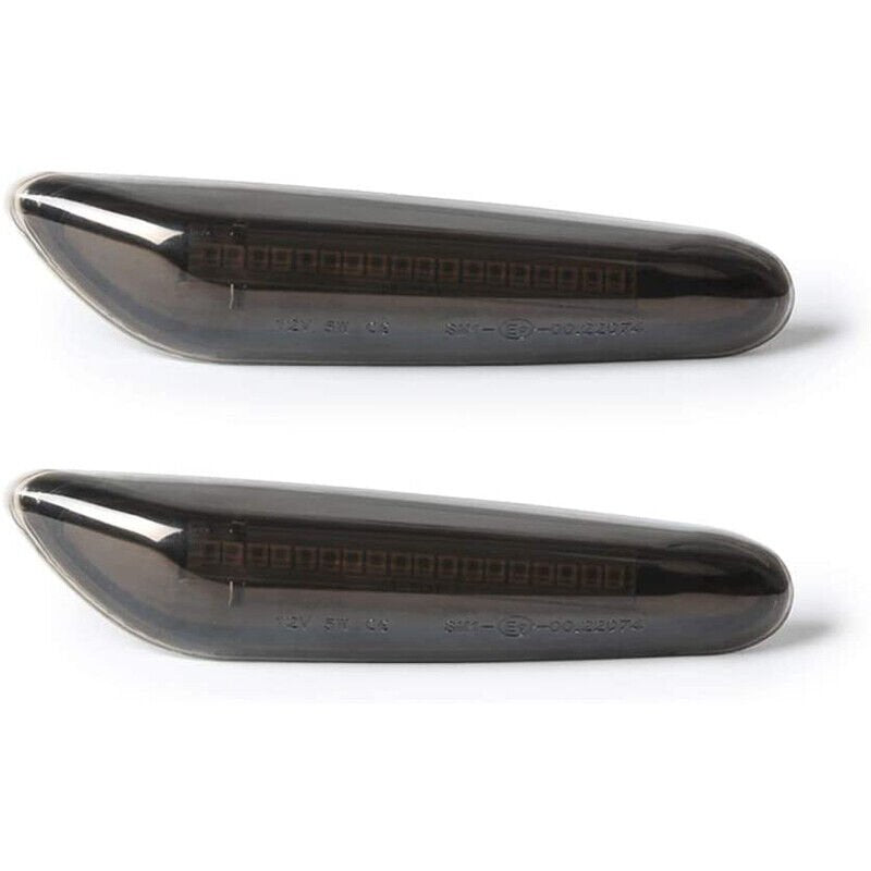 2X For BMW E90 E92 E60 E87 E82 LED Dynamic Smoked Side Indicator Turn Signal