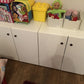 NEW! Storage Cabinet w/Two Shelves Wooden Sideboard Freestanding FREE SHIPPING