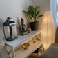 NEW! Console Table 3-Tier Entryway Table Wooden Sofa Table with Storage Shelves White