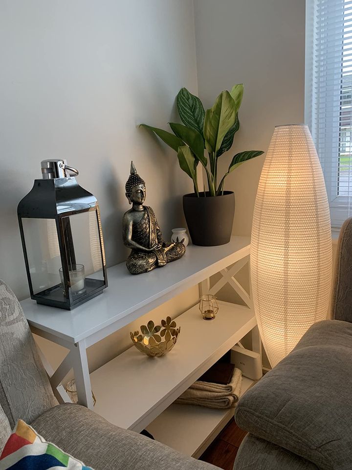 NEW! Console Table 3-Tier Entryway Table Wooden Sofa Table with Storage Shelves White