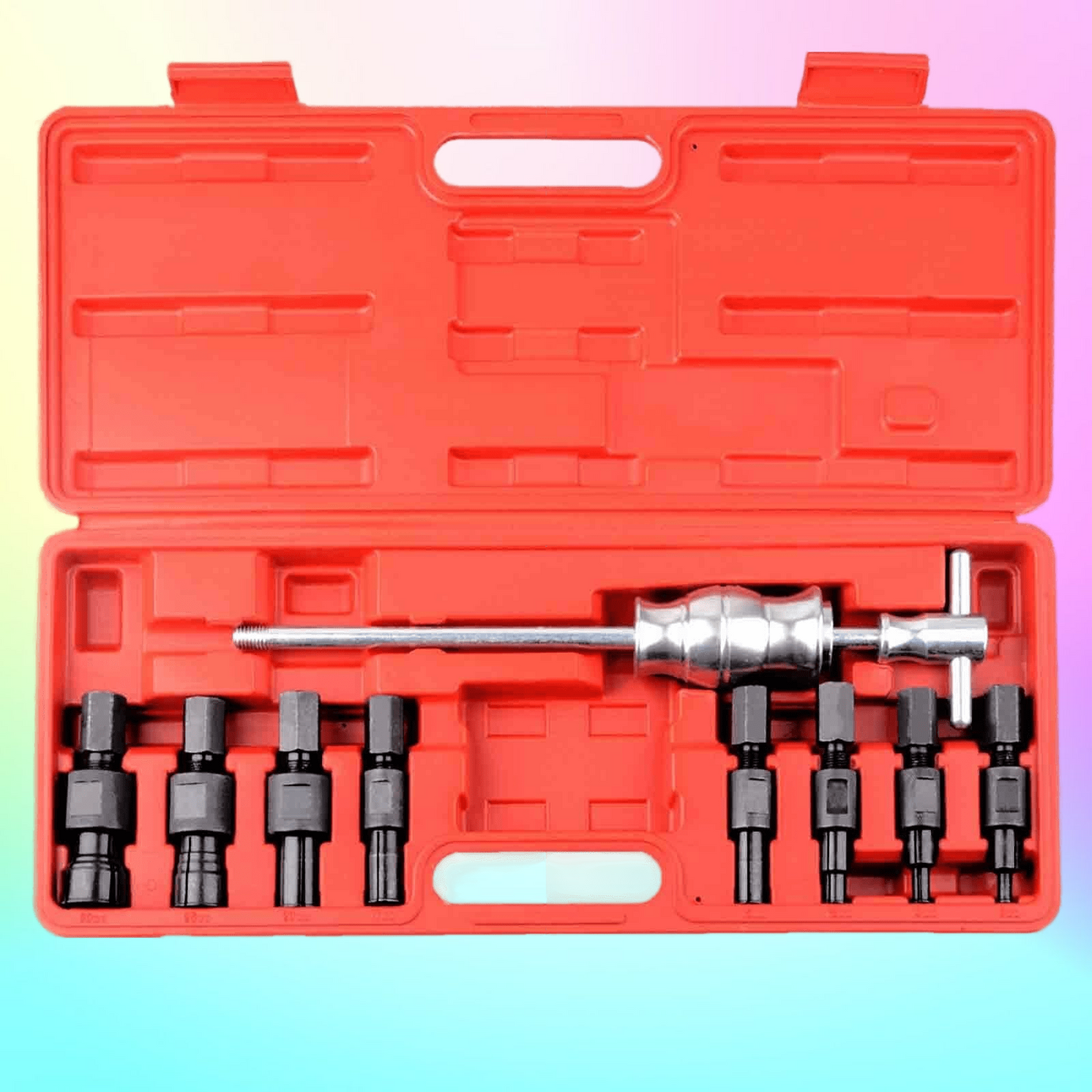 💥SALE💥9pc Inner Bearing Puller Tool Kit Remover Slide Hammer Internal Blind Hole8-32mm