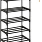6 Tier Metal Stackable Shoe Storage Racks Organizer Hold up to 12 Pairs of Shoes