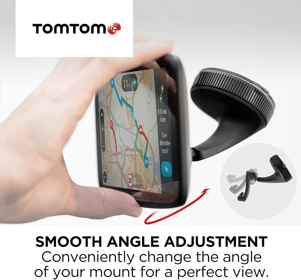 TomTom Sat Nav Windscreen Mount Click-and-Drive plus Car Charger and USB Cable