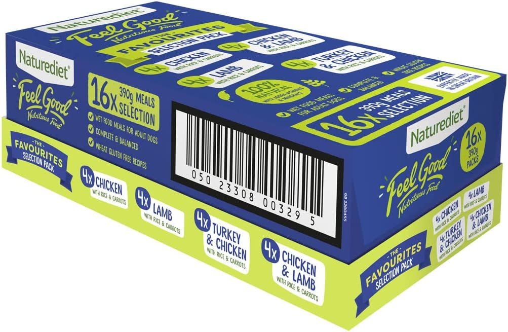 NATUREDIET Feel Good Selection Pack Complete Wet Food, 390g (Pack of 16)