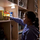 Wireless Battery-Powered Motion-Sensing Mini Stick LED Nightlights, 2-pack, White
