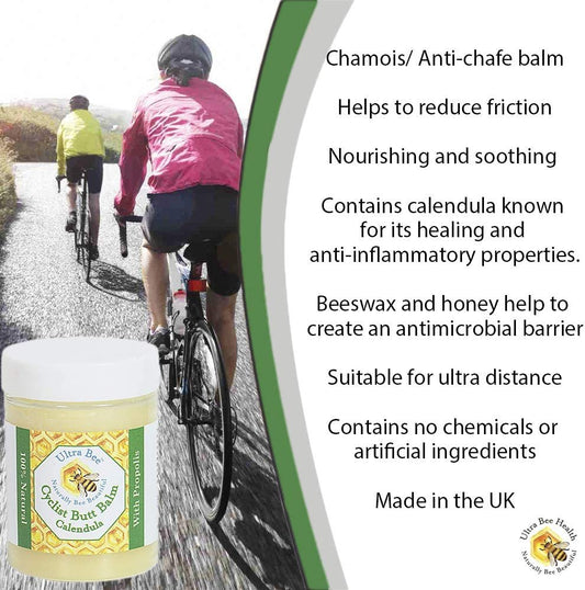 100% Natural Cyclist Chamois cream/Anti-chafe Balm with Honey 100ml