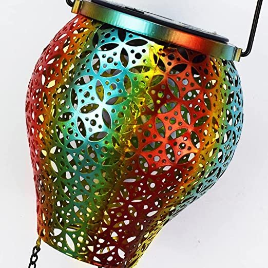 Solar Hot Air Balloon Lights Garden Ornaments Outdoor