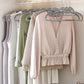 20 Pack Coat Hangers, S-Shaped Opening, Non-Slip