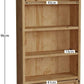 Corona Bookcase, 1 Drawer, Blu-ray/CD Rack, Solid Pine Wood