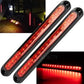 2x 12V 24V LED Rear Tail Lights Stop Light Bars Trailer Caravan Van Truck E-MARK