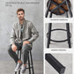 2 Set Bar Stools, Kitchen Stools, Tall Bar Chairs with Backrest, Steel Frame, Rustic Brown