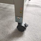 Rolling Kitchen Portable Island Kitchen Trolley with Drawers and Open Shelf, Grey