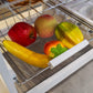 Rolling Kitchen Portable Island Kitchen Trolley with Drawers and Open Shelf, White