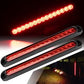 2x 12V 24V LED Rear Tail Lights Stop Light Bars Trailer Caravan Van Truck E-MARK