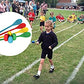 Sports Day Kit Outdoor Games Potato Sack Race Bags for Kids and Adults, Egg and Spoon, 3-Legged Race Bands, Game Prizes