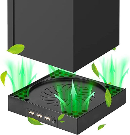 Cooling Fan for Xbox Series X, Upright Cooling Stand Cooler System Dock Station Accessories