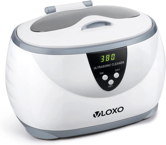 VLOXO CD-3800 Ultrasonic Cleaner with 5 Digital Timer Jewelry