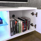 LED TV Stand Cabinet Unit Modern High Gloss 2 Door MDF Entertainment RGB Lights