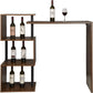NEW Swivel Kitchen Bar Counter Table Bistro Table Breakfast Dining Table Dark Beech