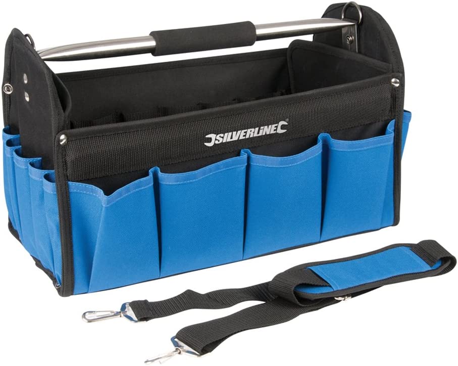 NEW! Tool Bag Open Tote Black-Blue FREE SHIPPING