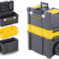 STANLEY Essential Rolling Workshop Toolbox, 3 Tier Stackable Units