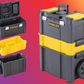 STANLEY Essential Rolling Workshop Toolbox, 3 Tier Stackable Units