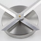 3D DIY Frameless Large Wall Clock Modern Roman Numerals 3D Mirror Sticker