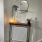 NEW! Rustic Chunky Console Table 20cm deep Handcrafted Home Side Table Wooden Table with Hairpin Legs