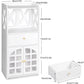 Bathroom Storage Cabinet Floor Cupboard, White